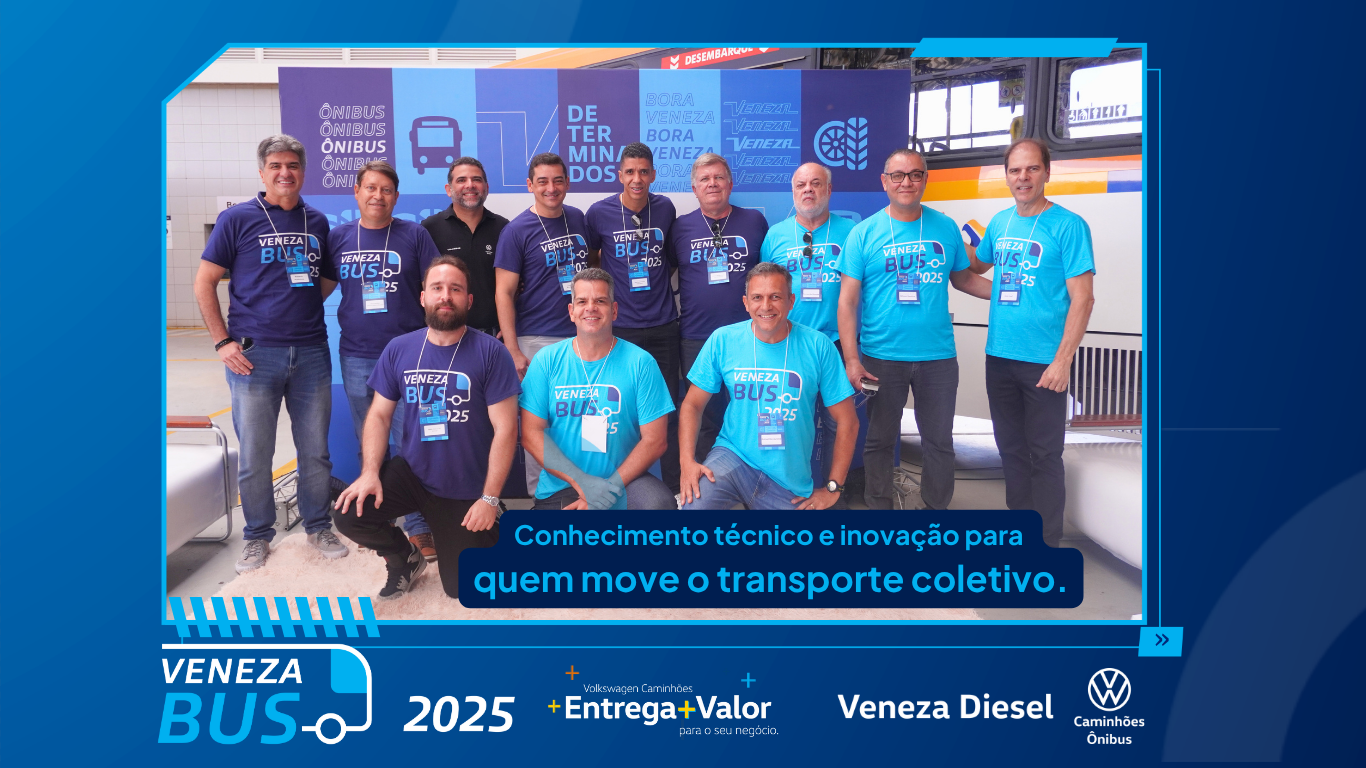 Veneza Bus 2025 reúne profissionais e reforça compromisso com a mobilidade urbana